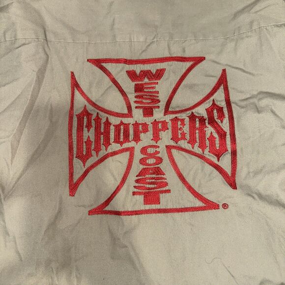 Vintage West Coast Choppers Shirt Mens XL Jesse James Biker Motorcycles Y2K - Picture 1 of 7